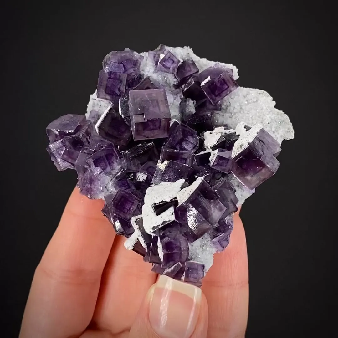 Fluorite with Quartz - image 1