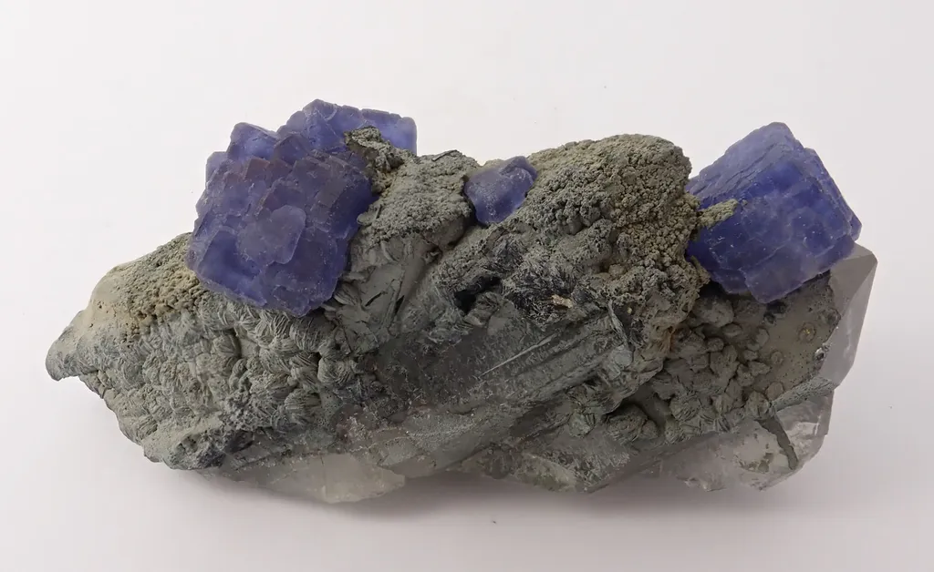 Fluorite with Quartz image