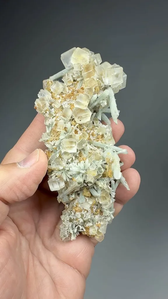 Fluorite with Quartz - image 2