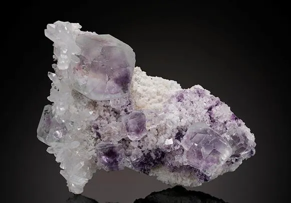 Fluorite with Quartz image