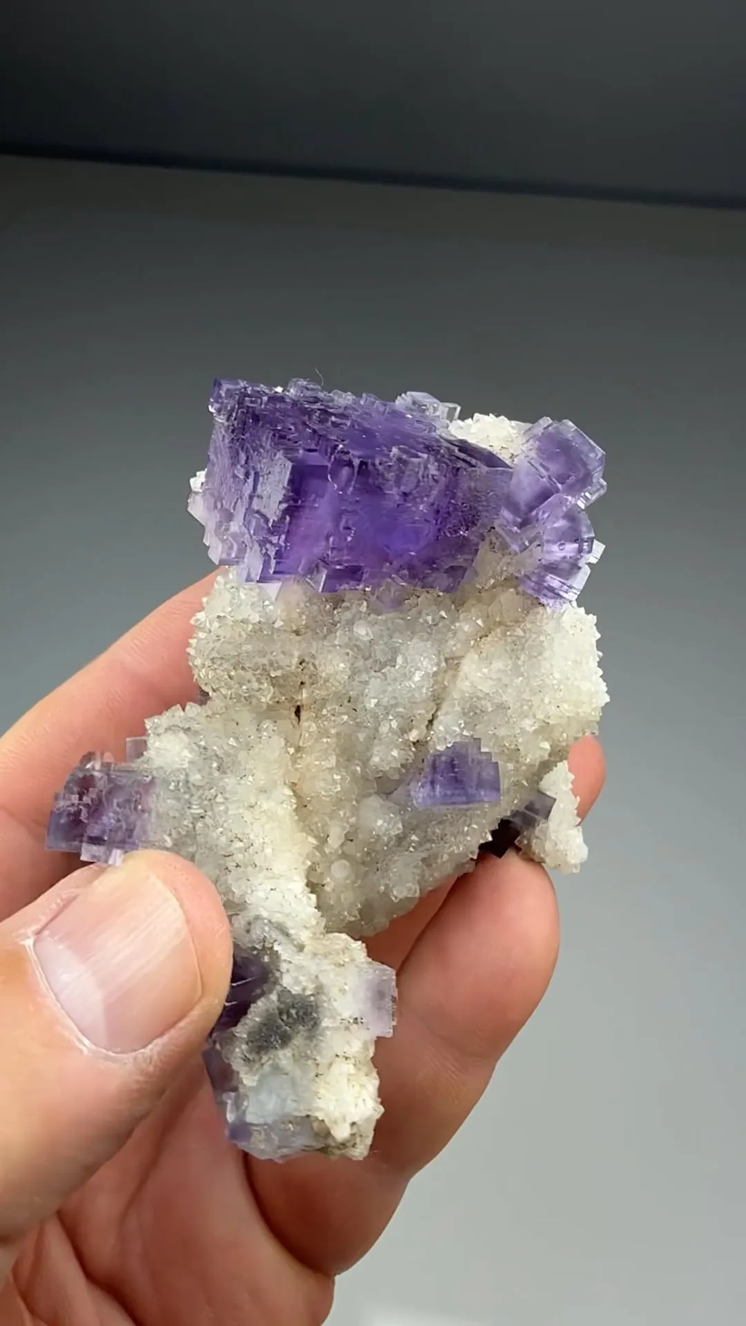 Fluorite with Quartz - image 2