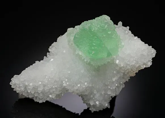 Fluorite with Quartz - image 1