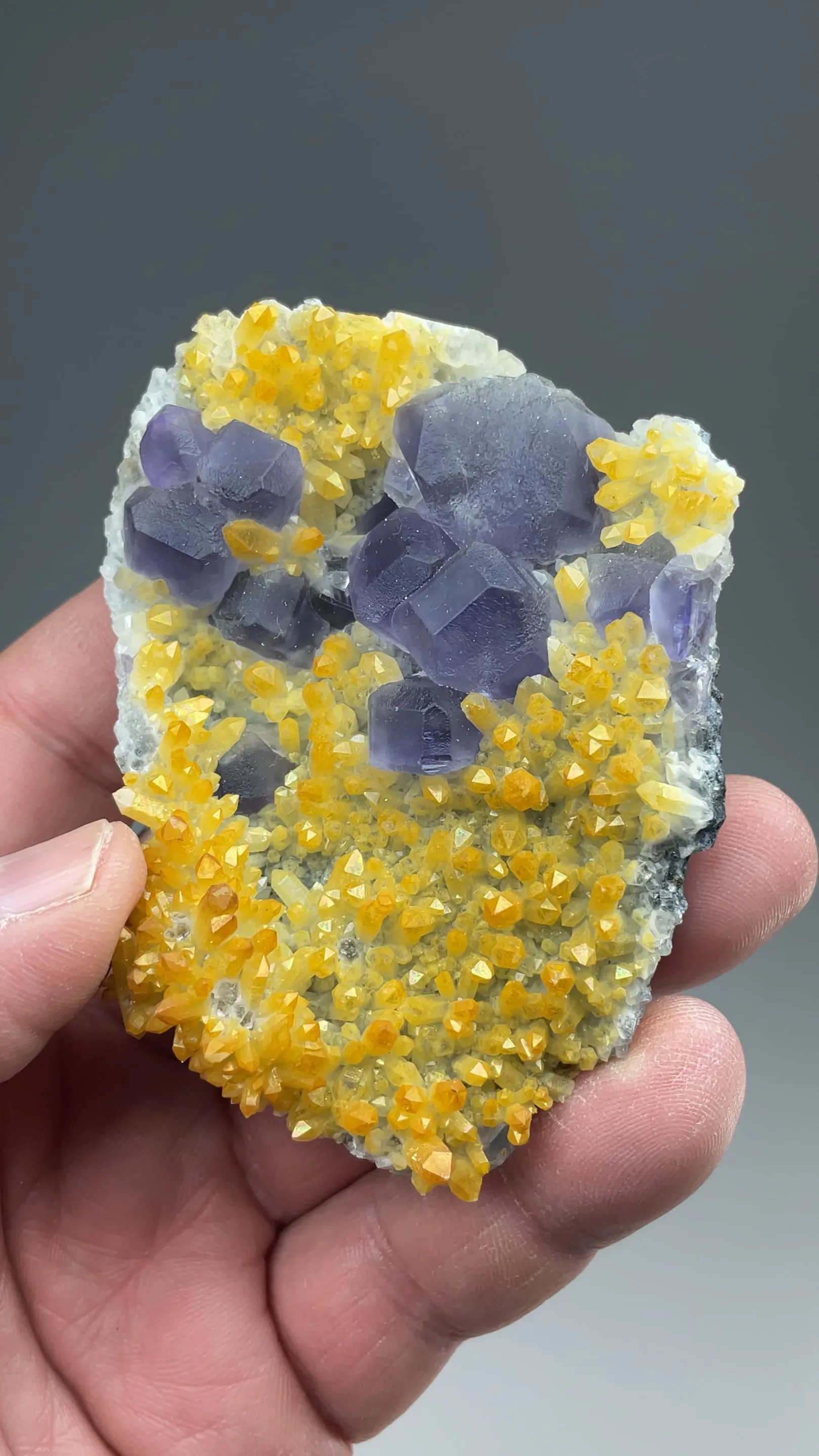Fluorite with Quartz - image 2
