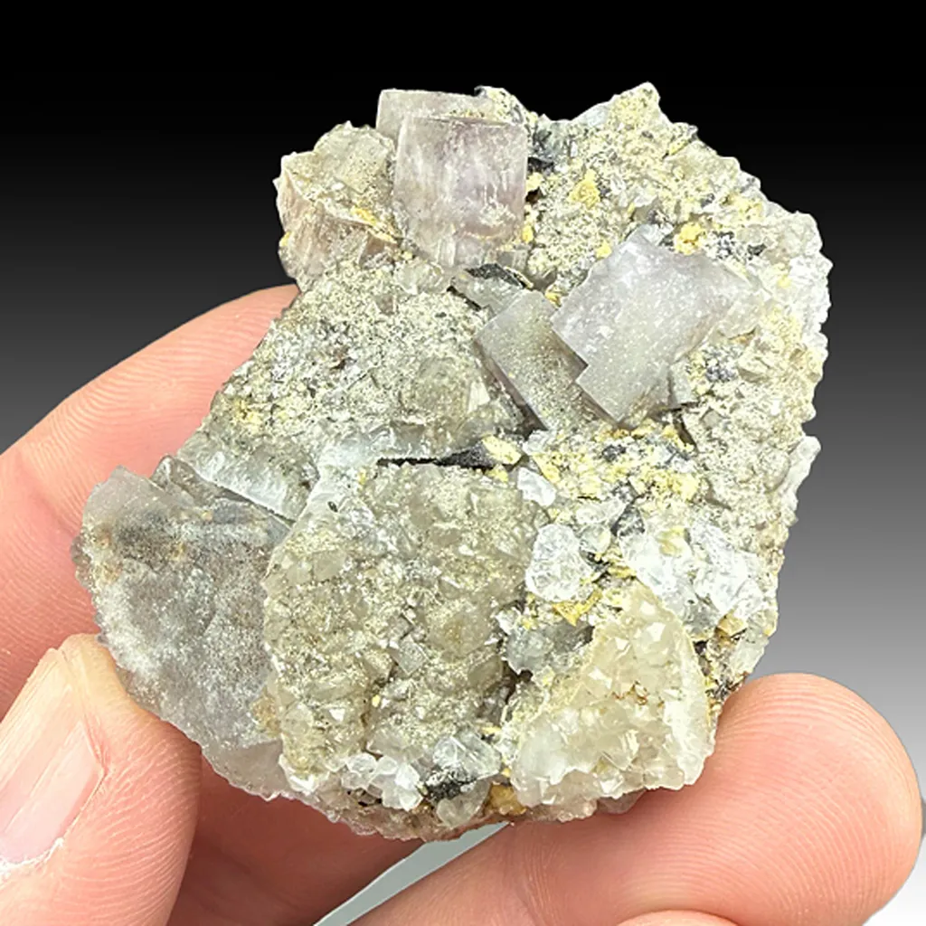 Fluorite with Quartz image