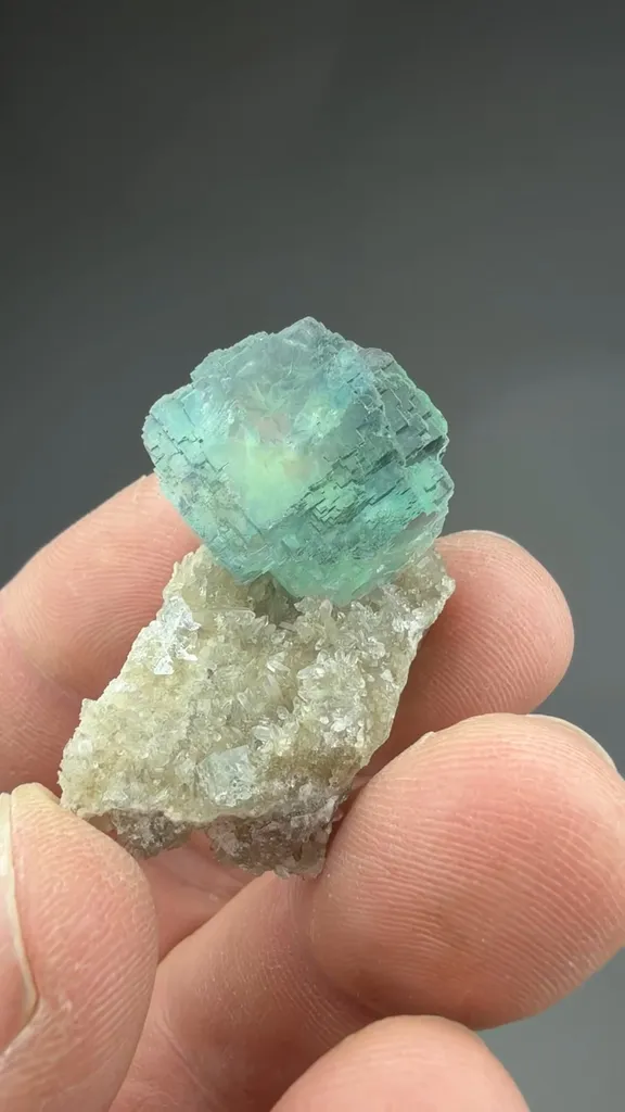 Fluorite with Quartz - image 2