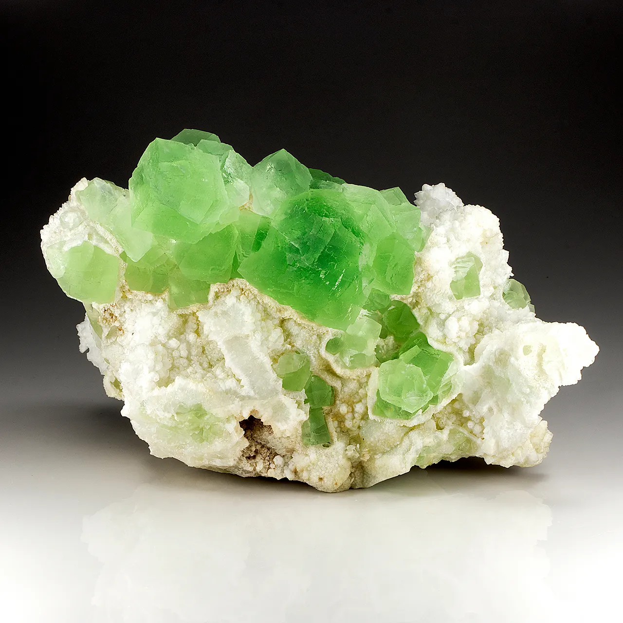 Fluorite with Quartz - image 1