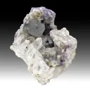 Fluorite with Quartz - image 1