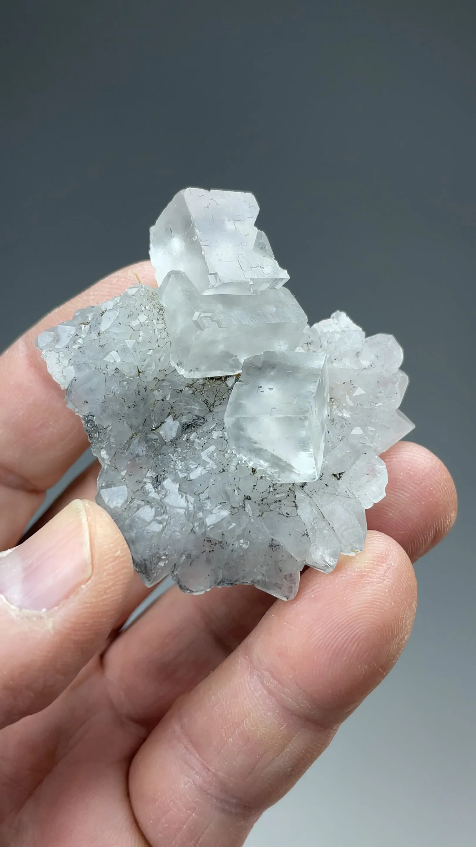 Fluorite with Quartz - image 2