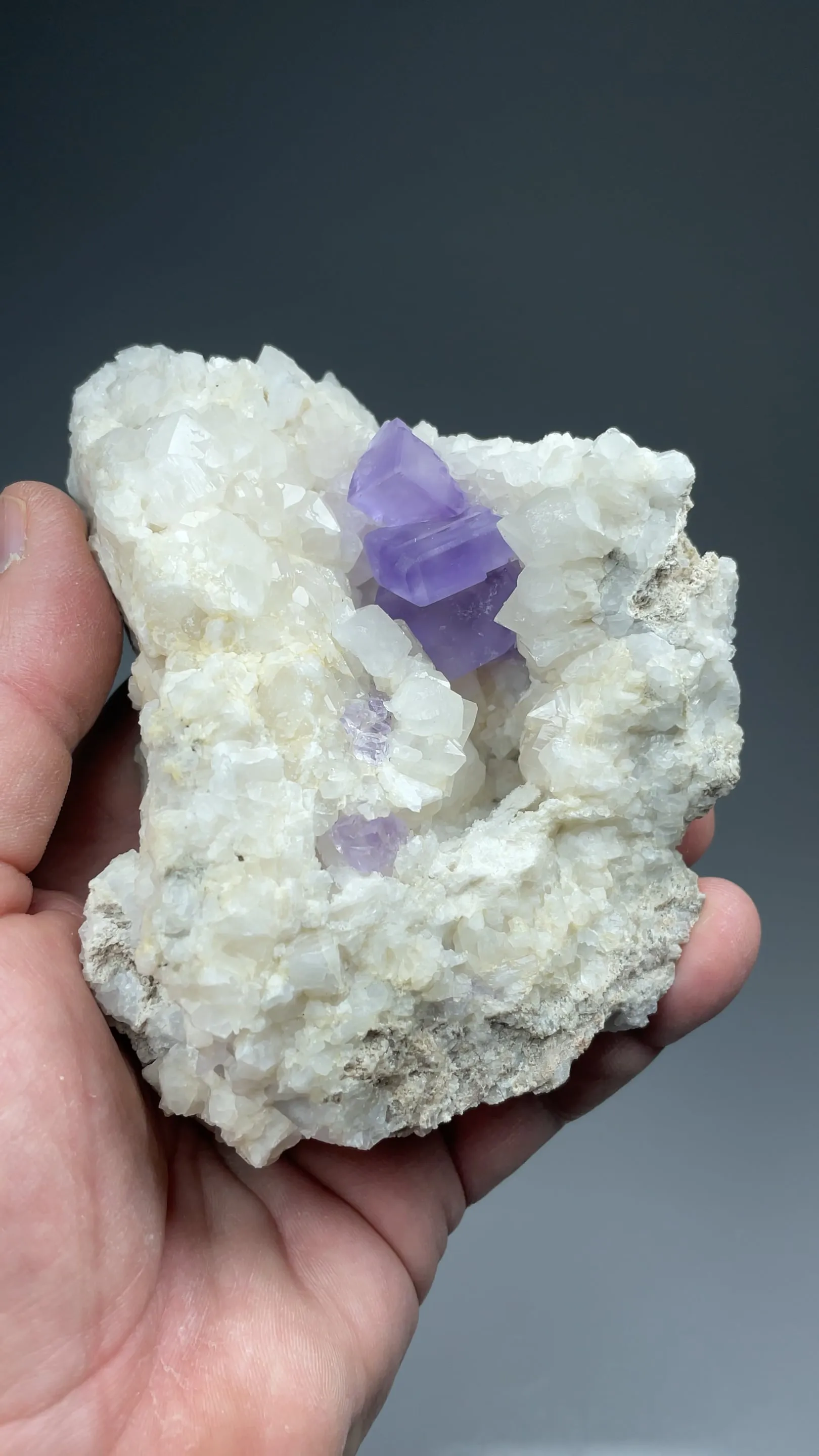 Fluorite with Quartz - image 2