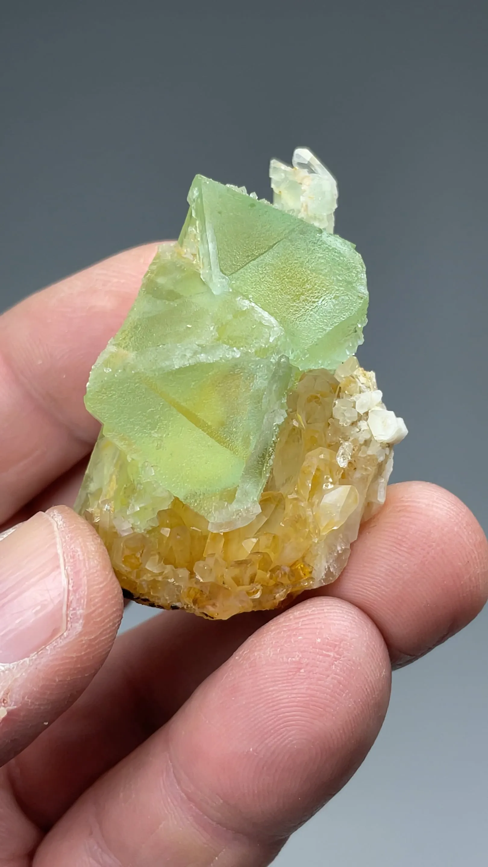 Fluorite with Quartz - image 2