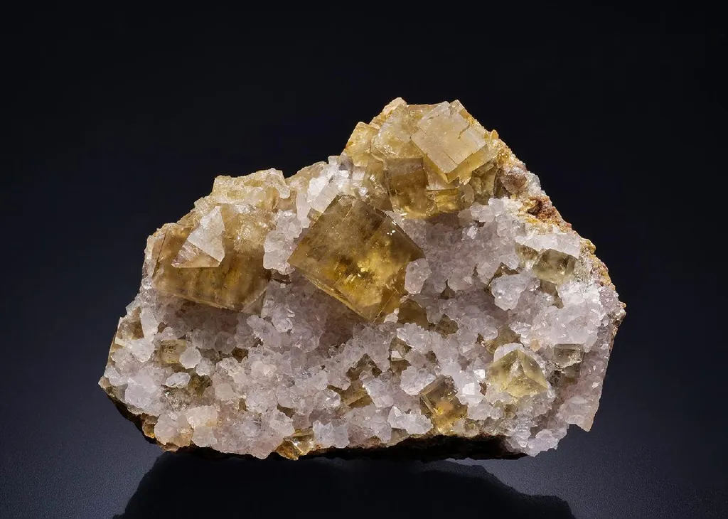 Fluorite with Quartz image