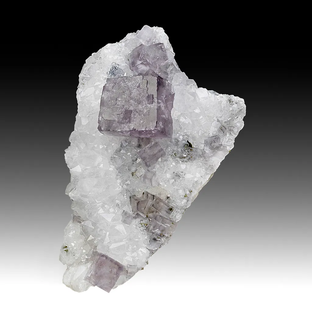 Fluorite with Quartz image