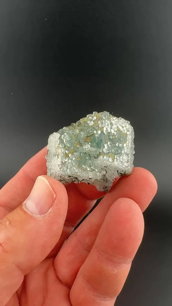 Fluorite with Quartz image