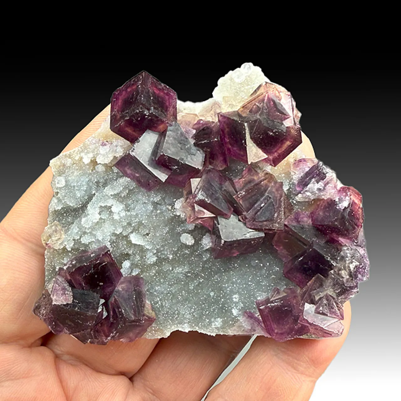 Fluorite with Quartz - image 1