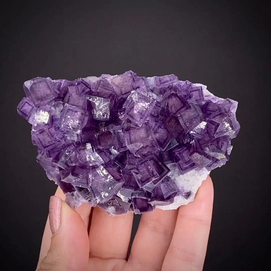 Fluorite with Quartz - image 1