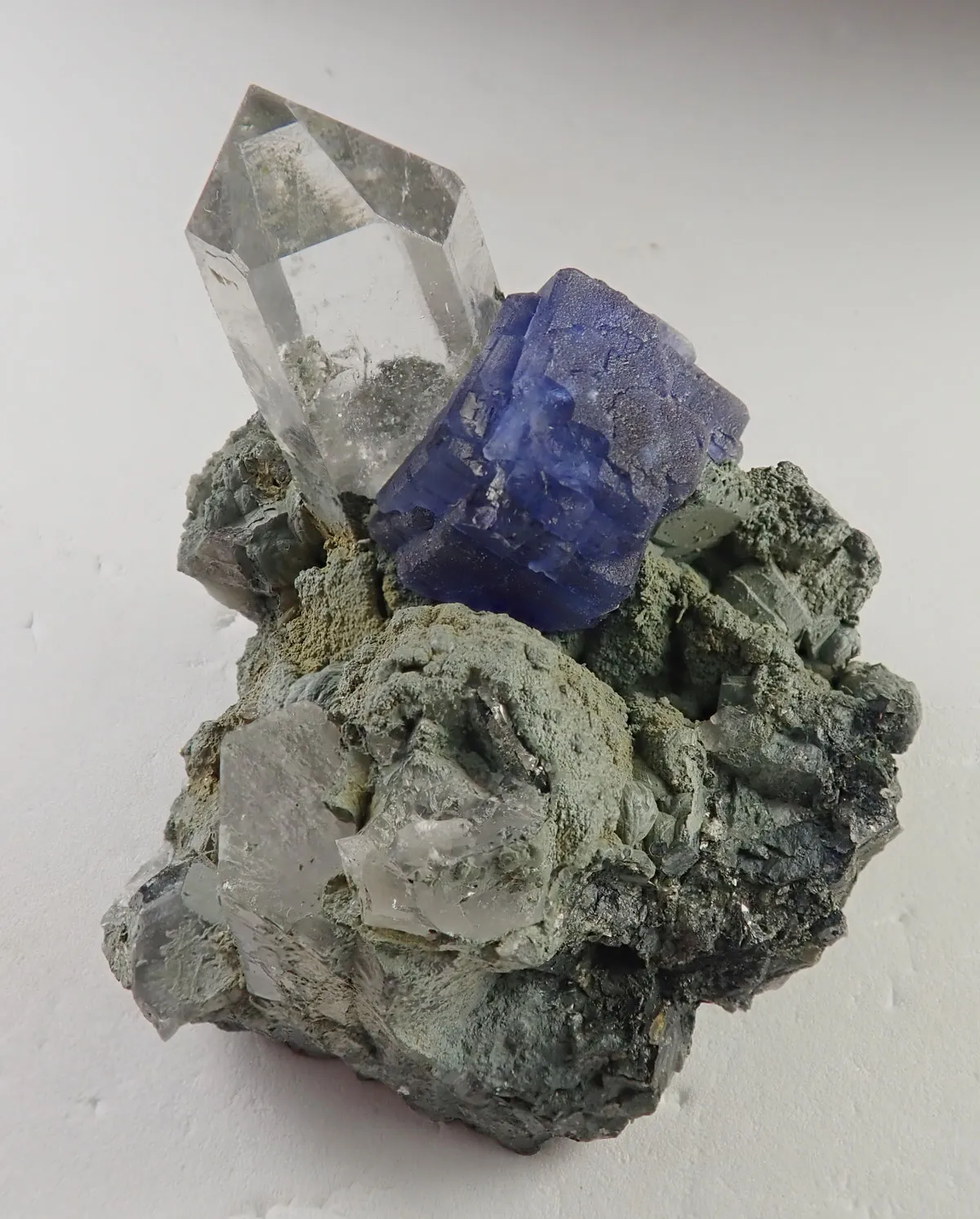 Fluorite with Quartz - image 1