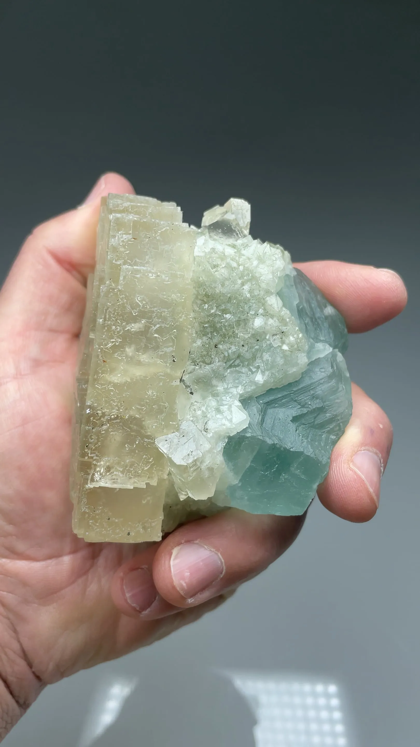 Fluorite with Quartz - image 2