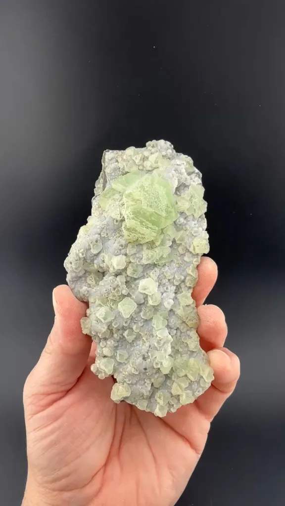 Fluorite with Quartz image