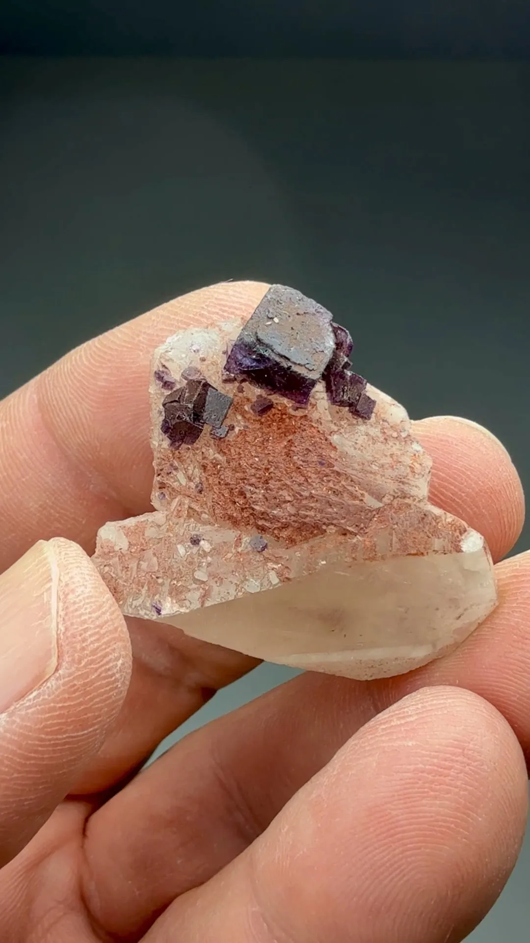 Fluorite with Quartz - image 2