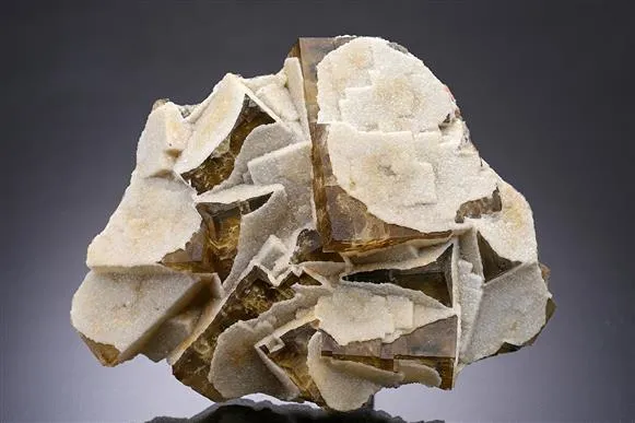 Fluorite with Quartz image