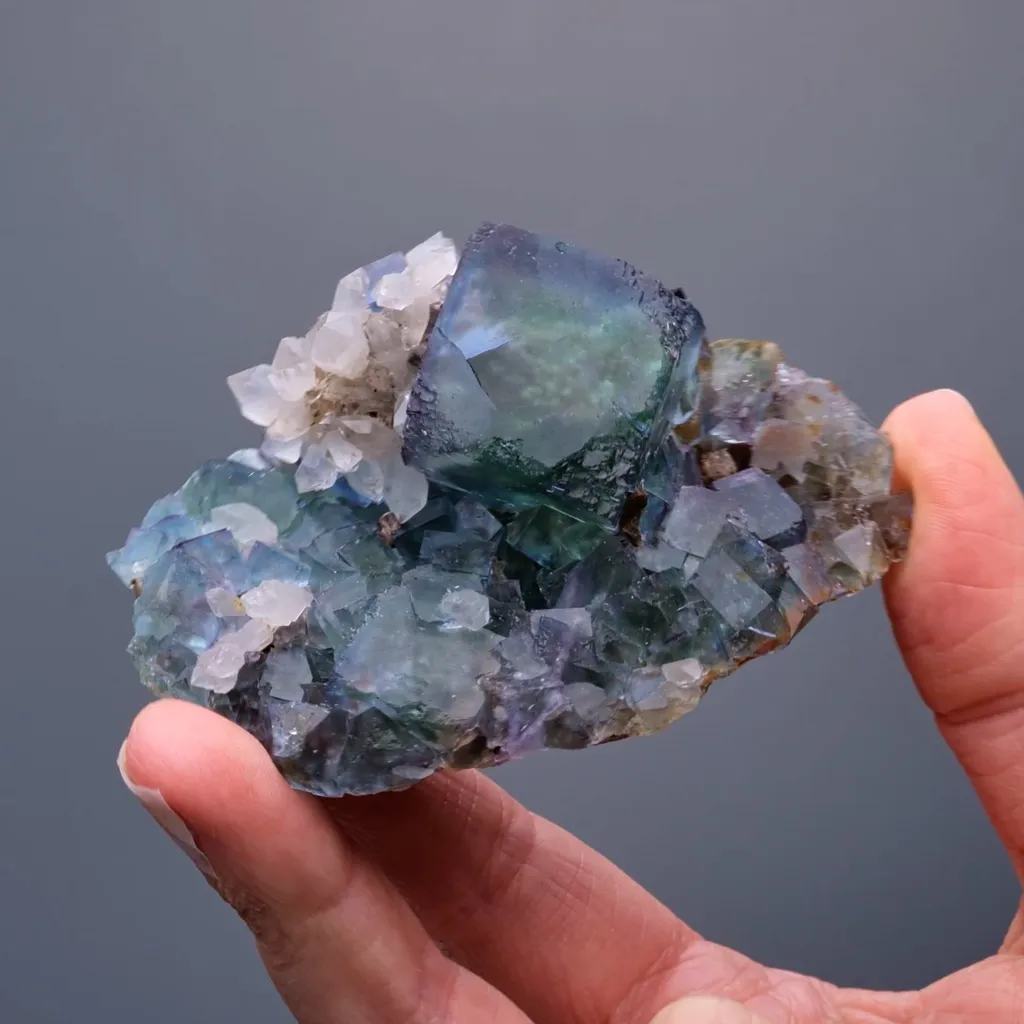 Fluorite with Quartz - image 2