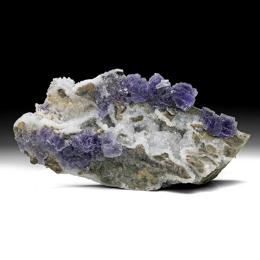Fluorite with Quartz image
