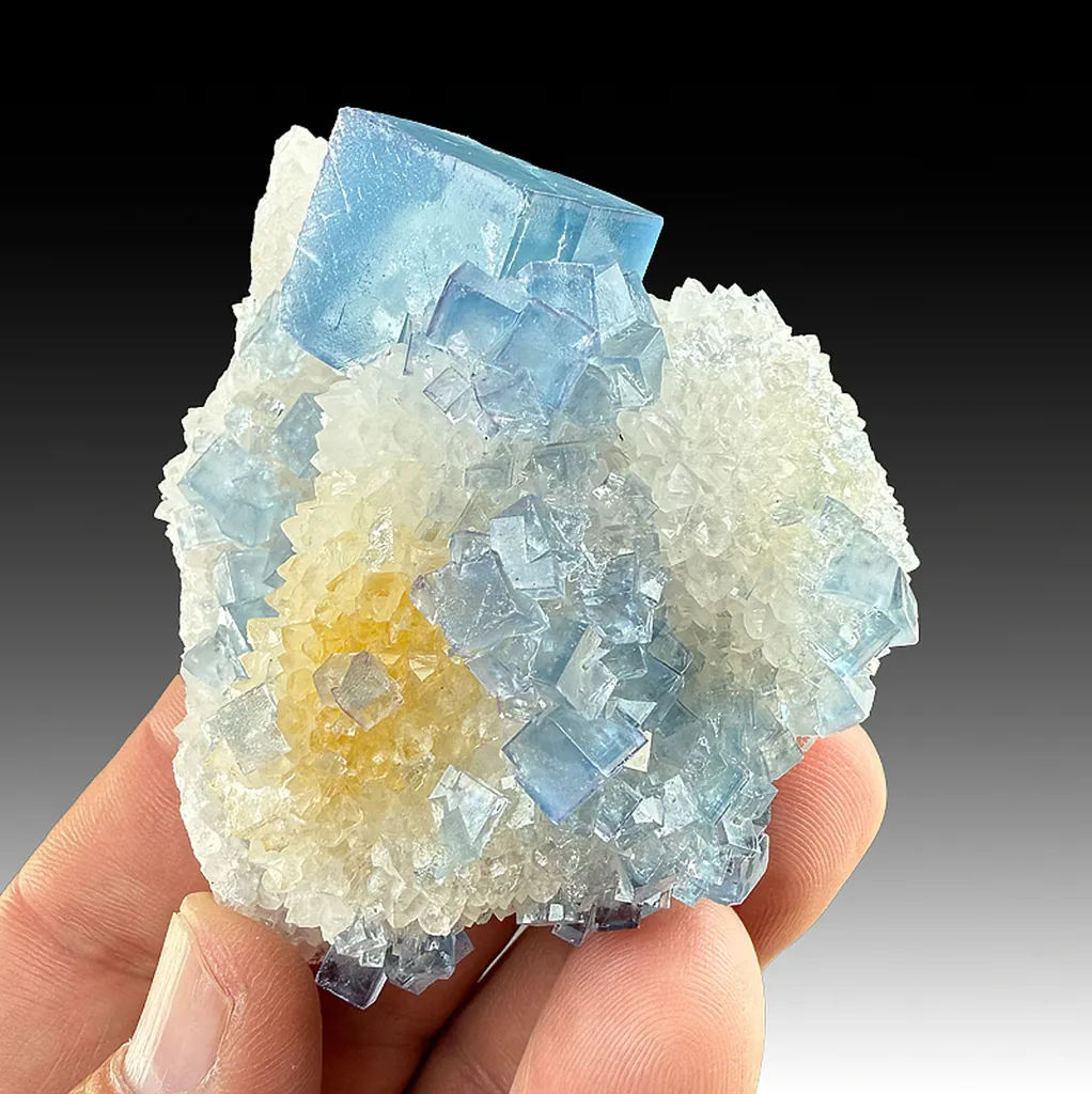 Fluorite with Quartz image