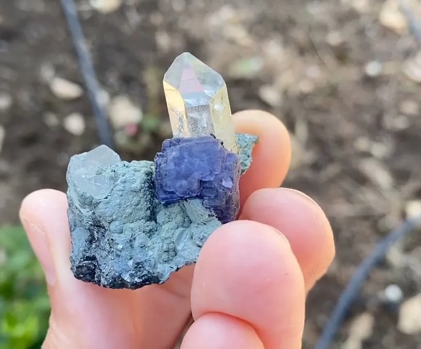 Fluorite with Quartz - image 5