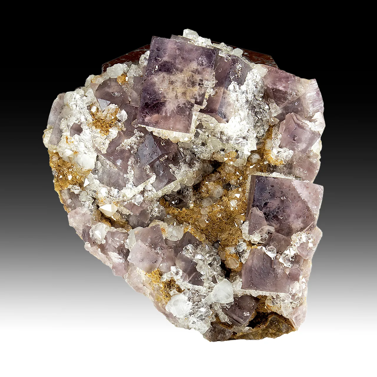 Fluorite with Quartz - image 1
