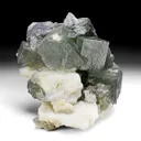 Fluorite with Quartz - image 1