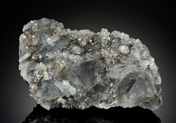 Fluorite with Quartz image