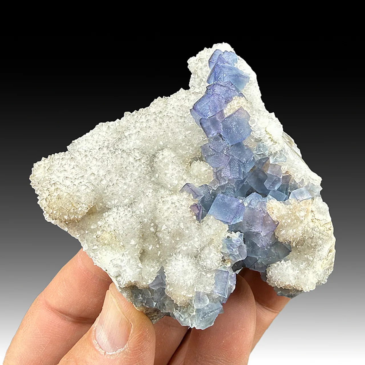 Fluorite with Quartz - image 1