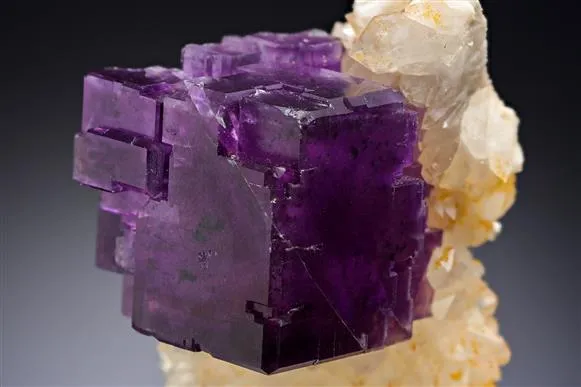 Fluorite with Quartz image