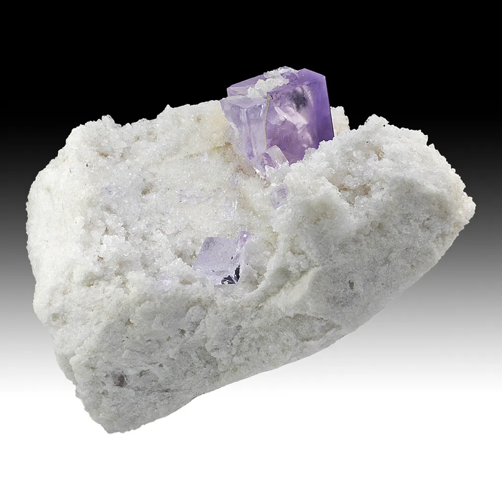 Fluorite with Quartz image
