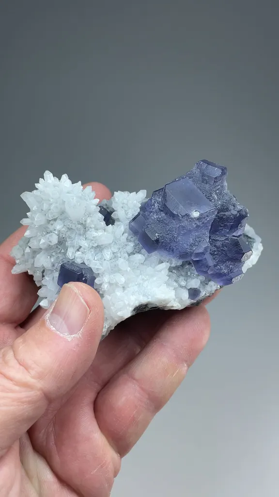 Fluorite with Quartz - image 2