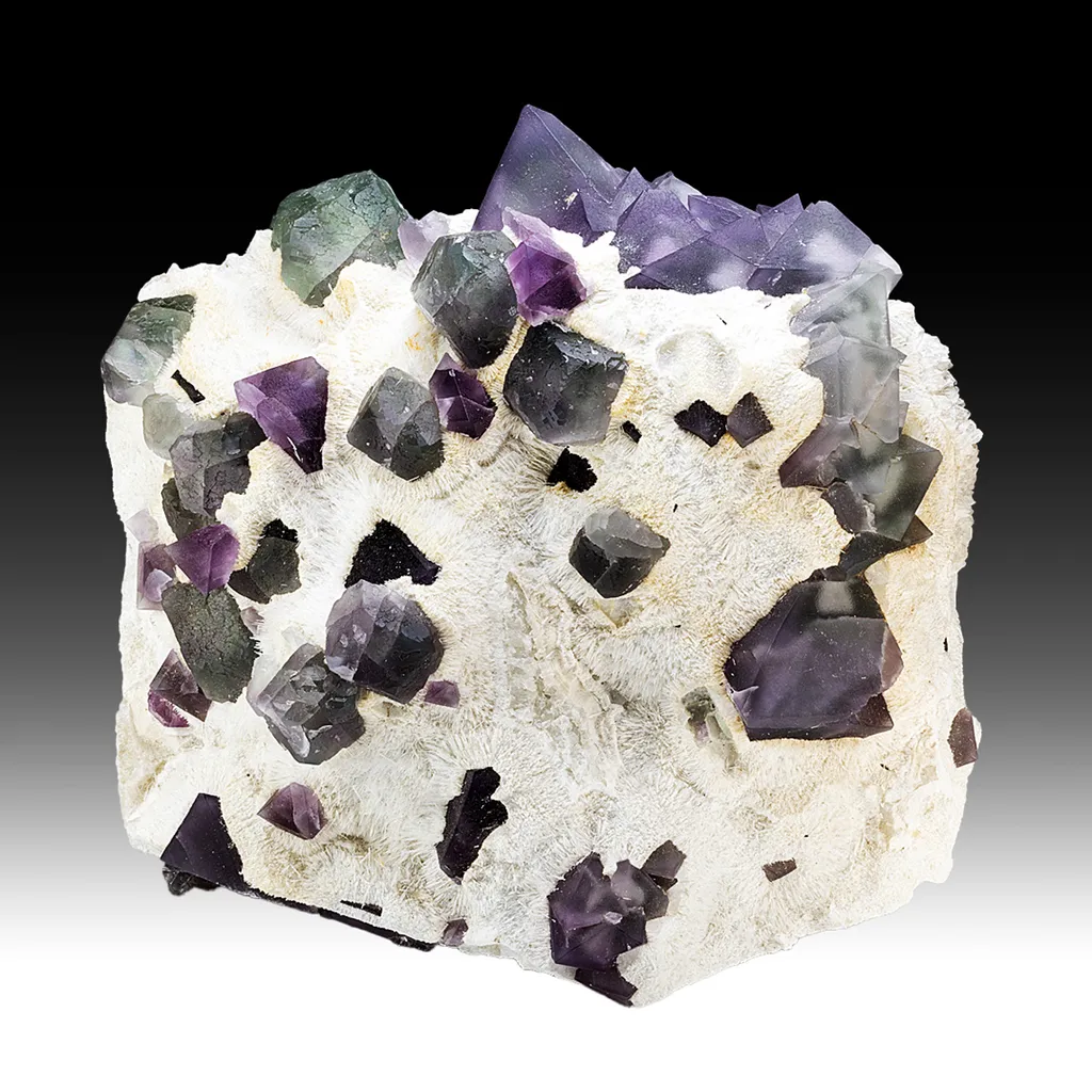 Fluorite with Quartz image