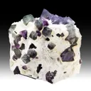 Fluorite with Quartz - image 1