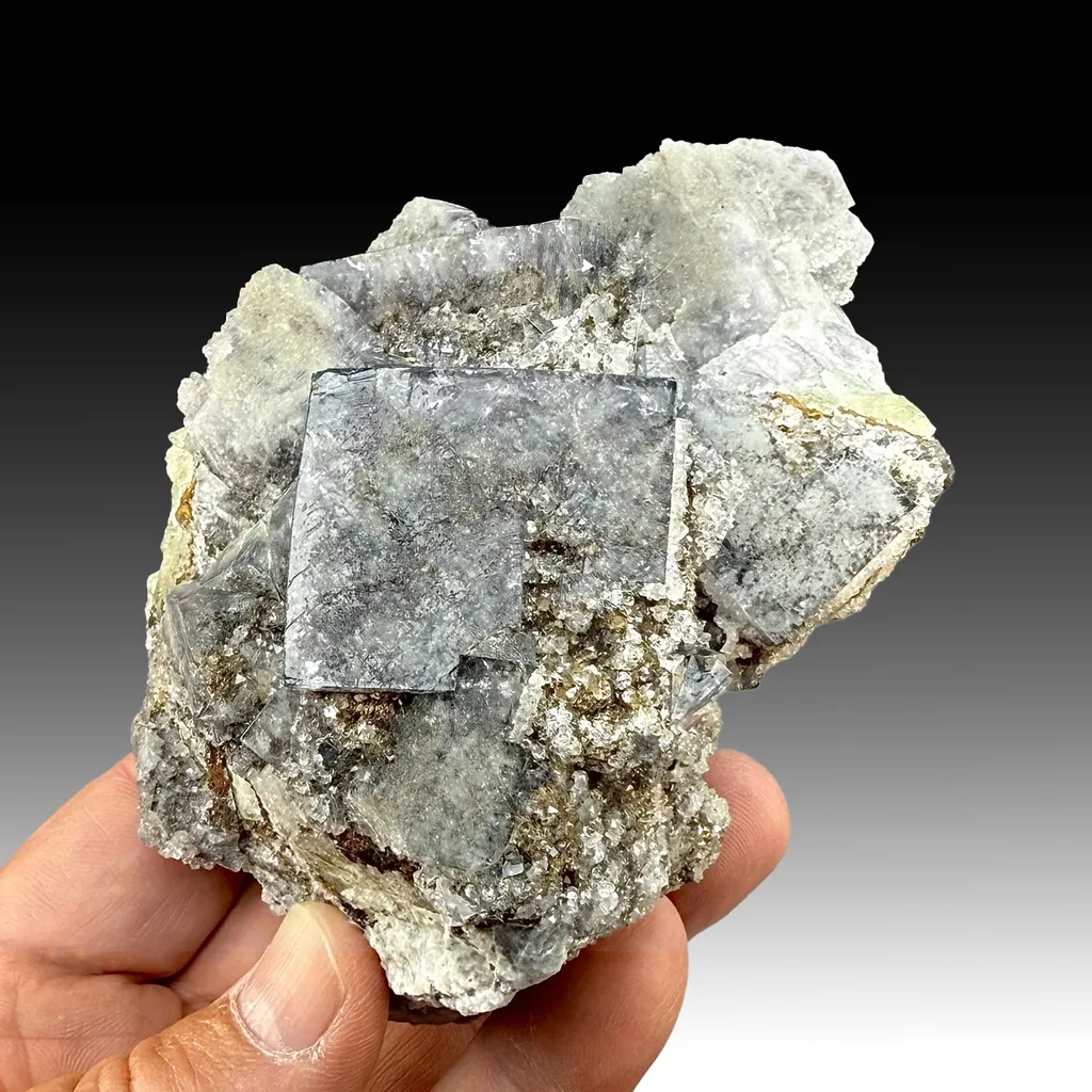 Fluorite with Quartz image