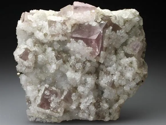 FLUORITE with QUARTZ image