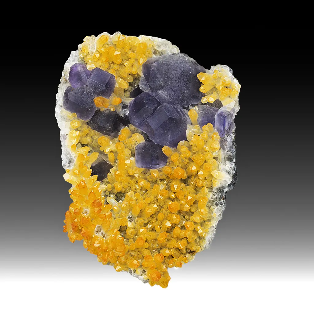 Fluorite with Quartz image