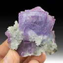 Fluorite with Quartz - image 1