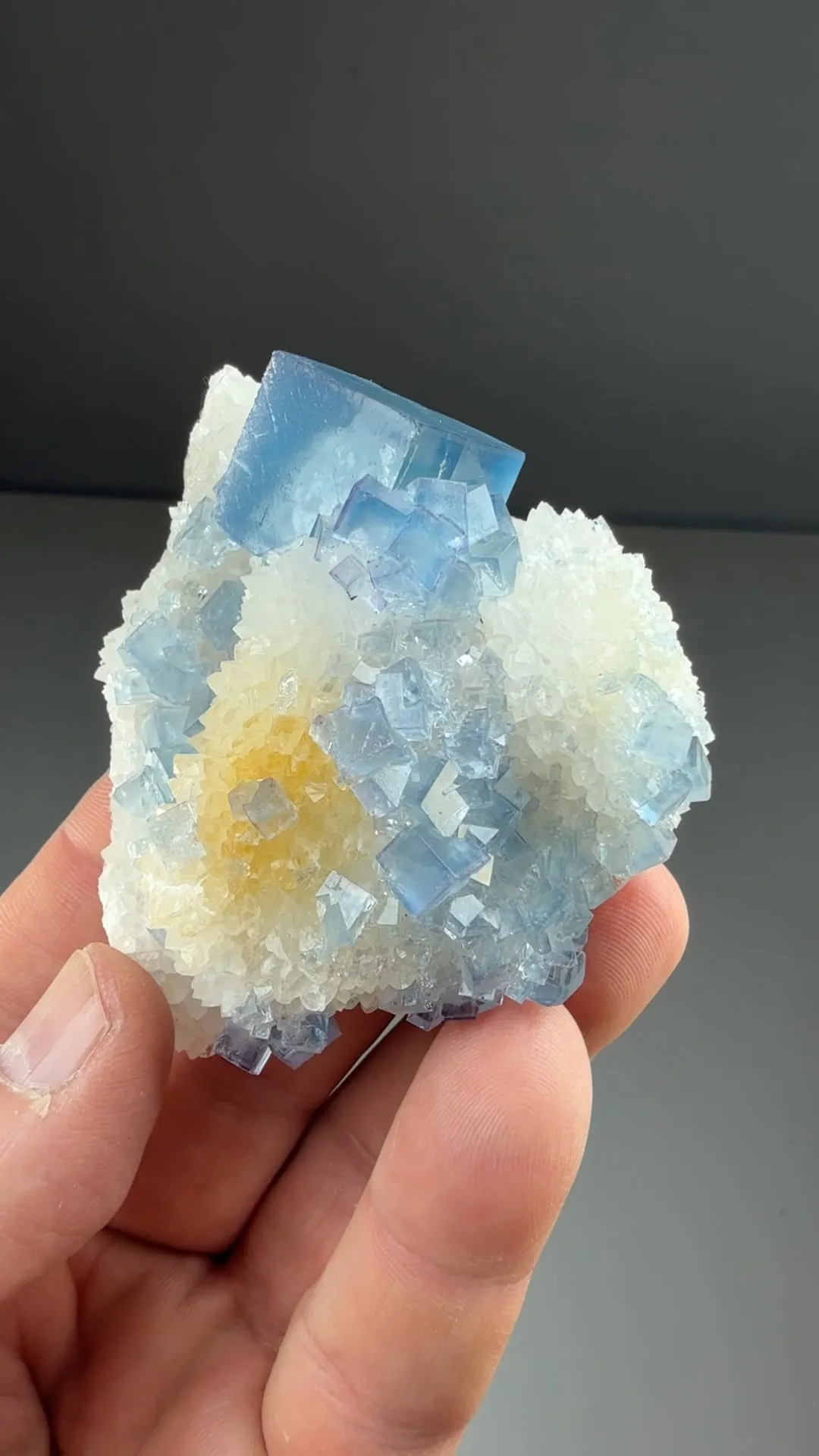 Fluorite with Quartz - image 2