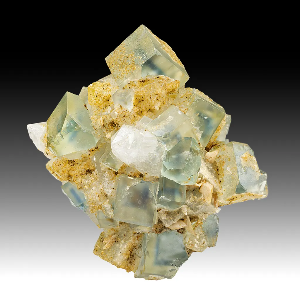 Fluorite with Quartz image