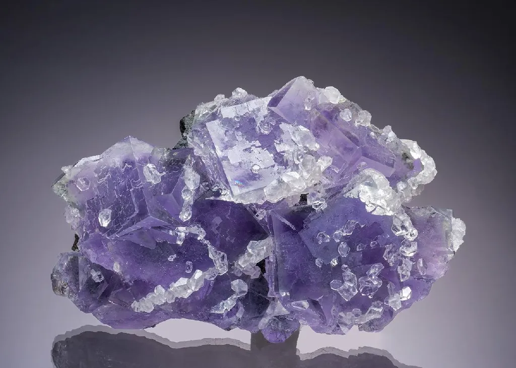 Fluorite with Quartz image