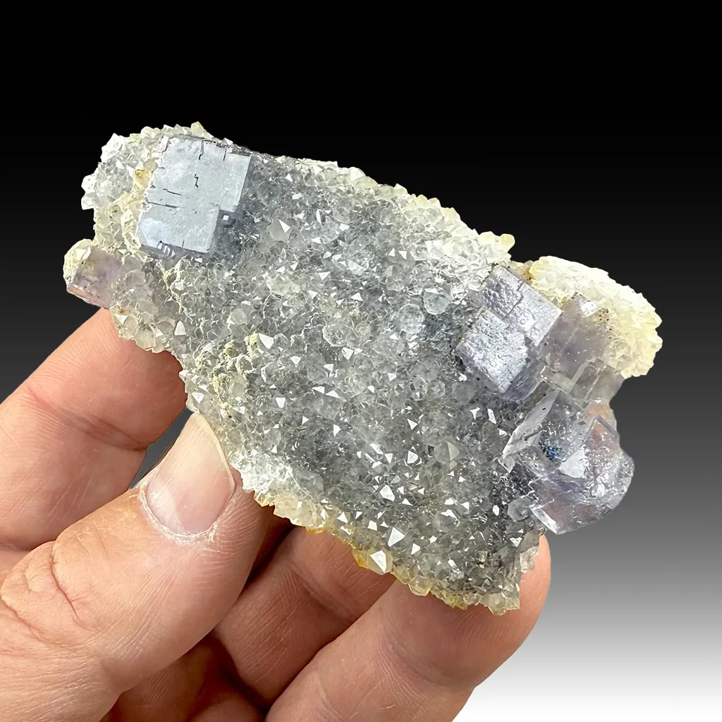 Fluorite with Quartz image