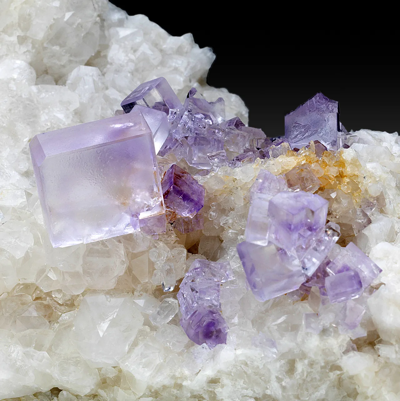 Fluorite with Quartz - image 1