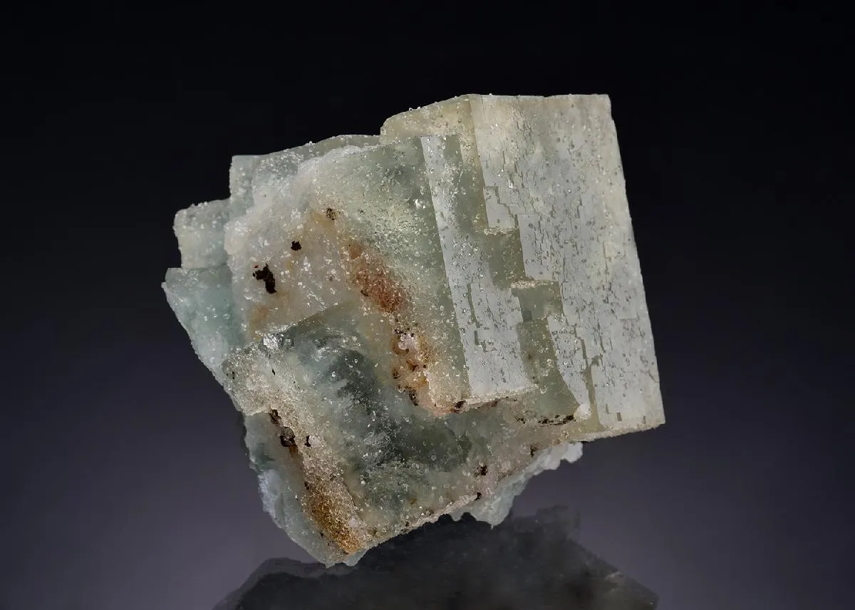 FLUORITE with QUARTZ - image 1