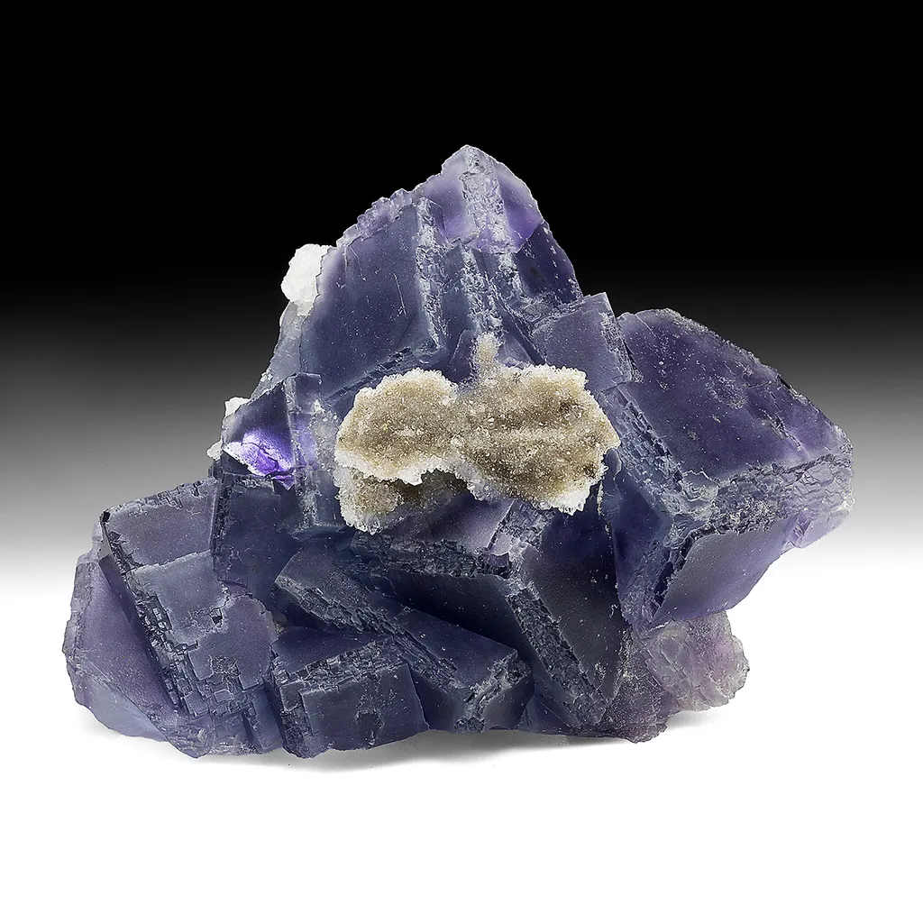 Fluorite with Quartz image