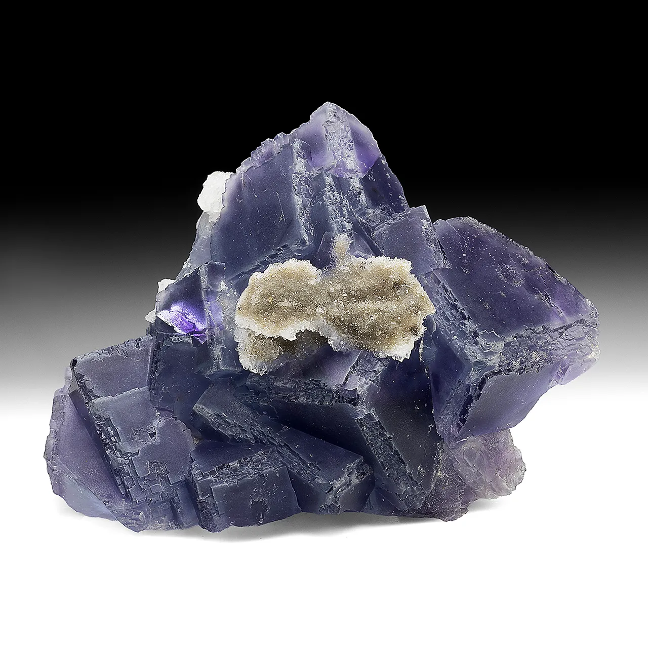 Fluorite with Quartz - image 1