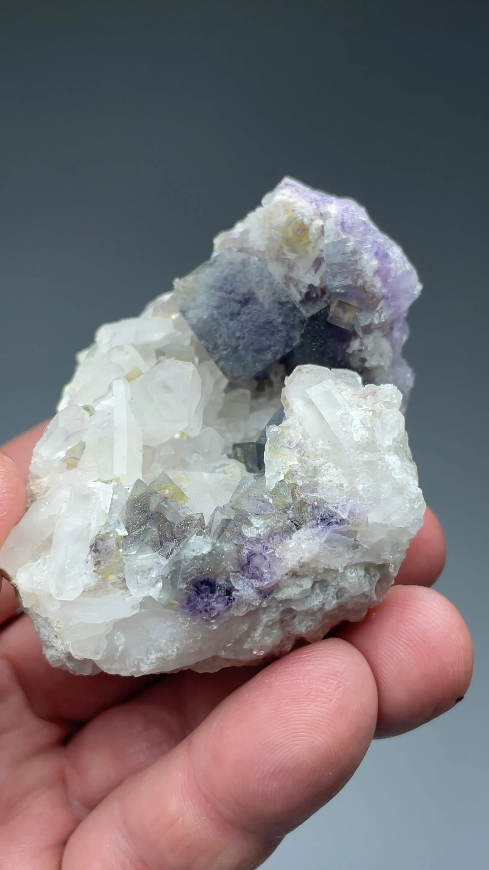 Fluorite with Quartz - image 2